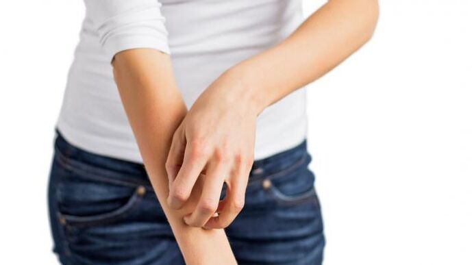 Juckende Haut mit Diabetes